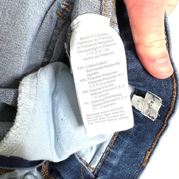 Madewell High-Rise Roadtripper Skinny Jeans Ridgefield Wash Zip-Front Size 27 - Picture 10 of 16